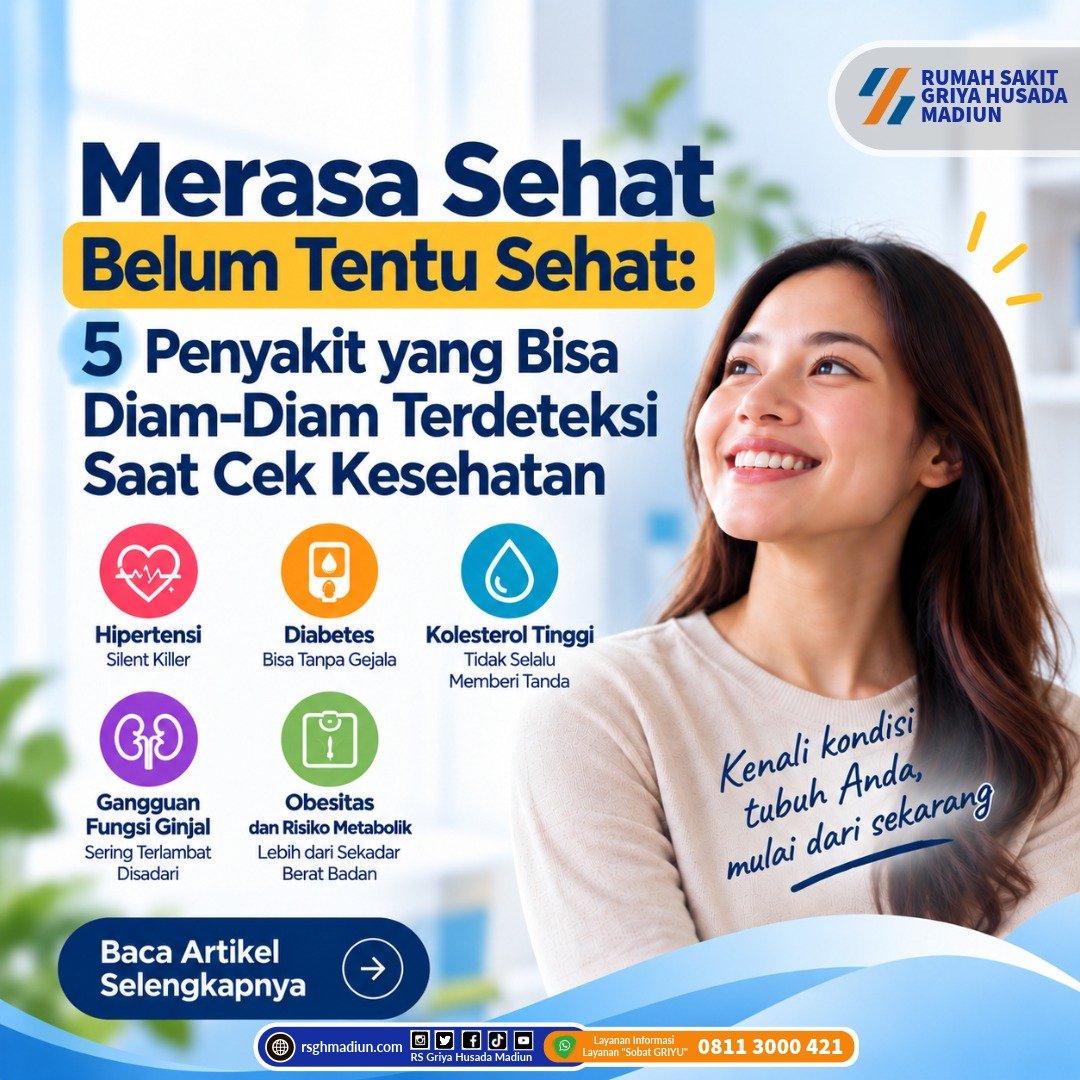 Merasa Sehat Belum Tentu Sehat: 5 Penyakit yang Bisa Diam-Diam Terdeteksi Saat Cek Kesehatan