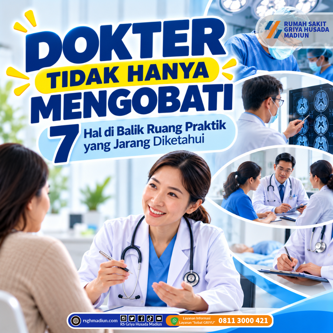 DOKTER TIDAK HANYA MENGOBATI: 7 Hal yang Terjadi di Balik Ruang Praktik